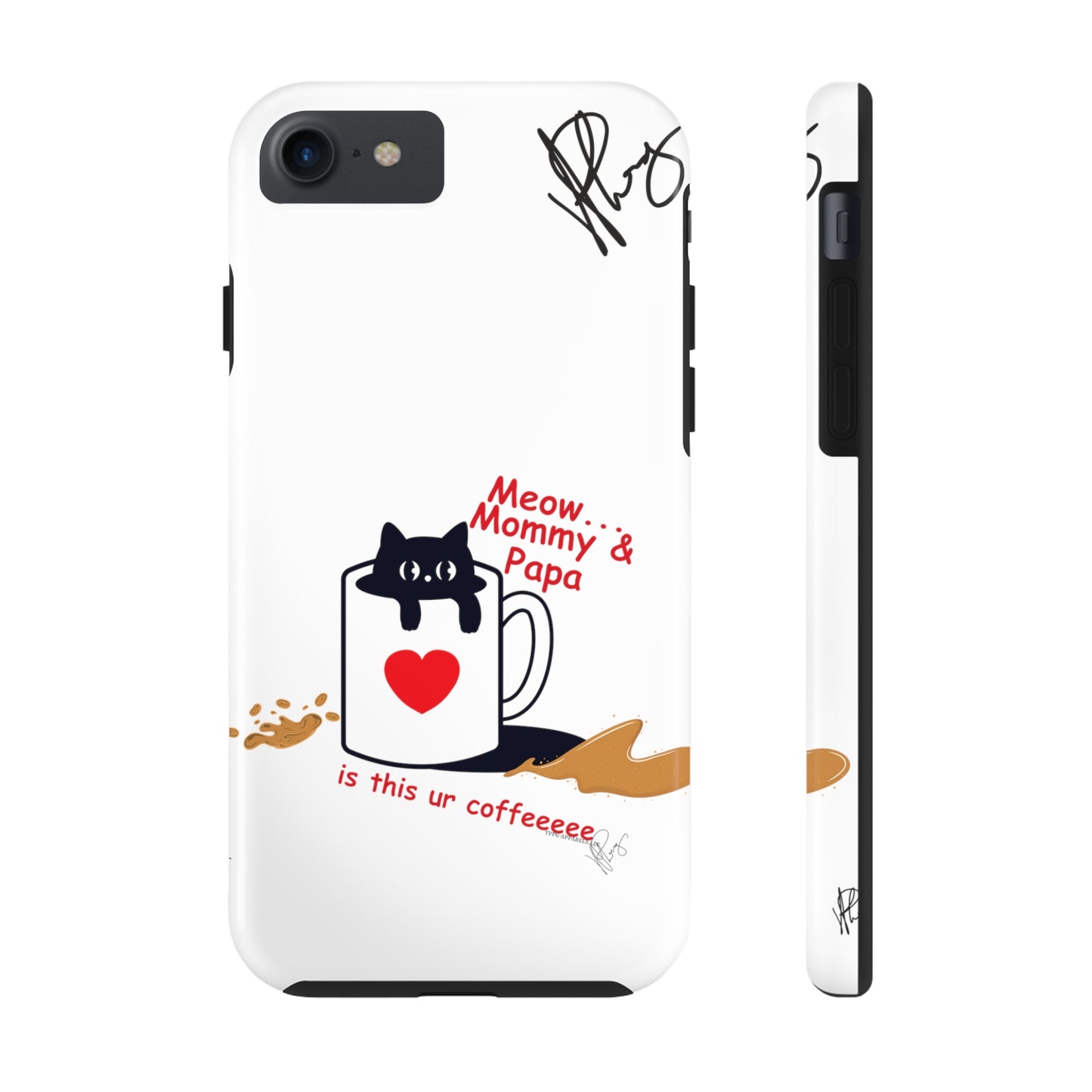 Guys here's another one of our Cutest Pet Designs (in a White Base Color) Verision from the 'TPPG Collection' Line carries Several sizes of the "iPhone Series" Tough Phone Cases