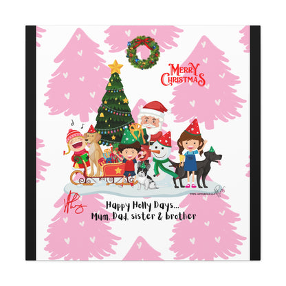 Holidays Time-"TPPG Brand Christmas Collection" - Canvas Gallery Wraps "- in Bold  familiar colors