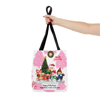 Stylish "Christmas/Holiday" Tote from the "TPPG-Apparels" Brand Tote in 3ct. different sizes. Always handy for any carrying all things necessary for any casual occasion.