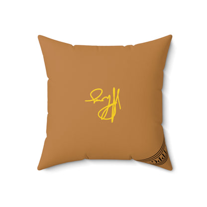 Children Pillow "I'm Sleepy Now" Brown