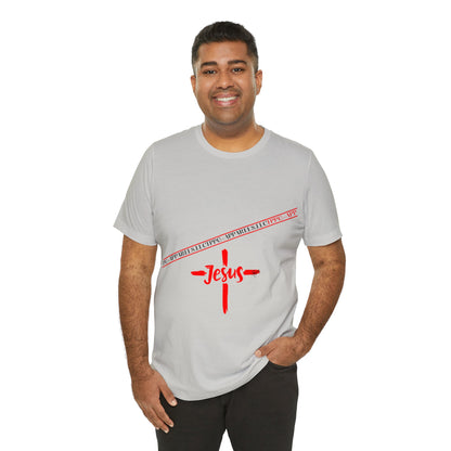 Unisex Jersey Short Sleeve Tee - 'Jesus/Faith' Design Style in Several colors