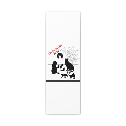 From our "TPPG Brand Pet Collection" - "The Cat Familia Posses.." Canvas Gallery Wraps in White