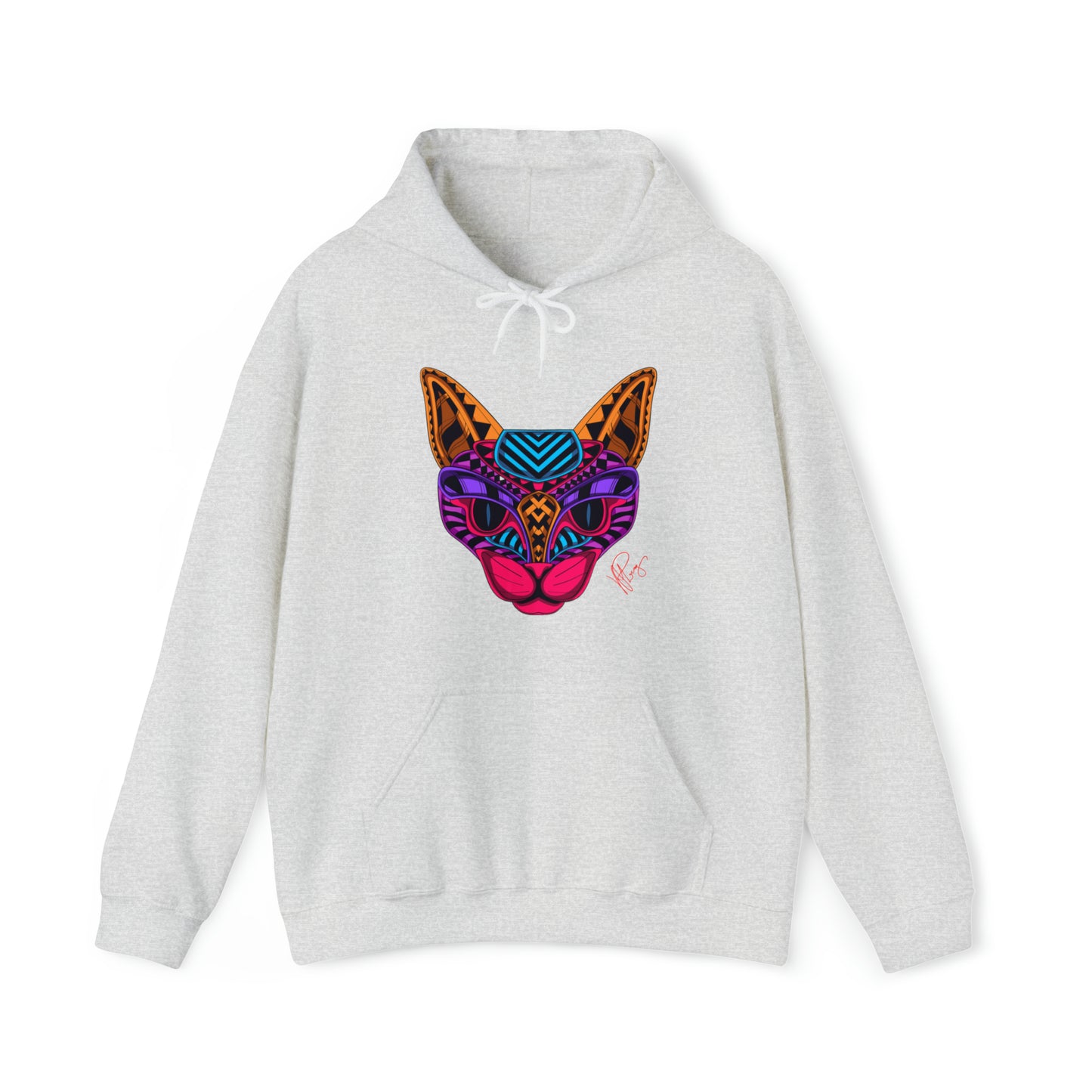 Bold & Colorful "Pet Design" Print Unisex Heavy Blend™ Hooded Sweatshirt - 6 sizes & 16 colors to choose from