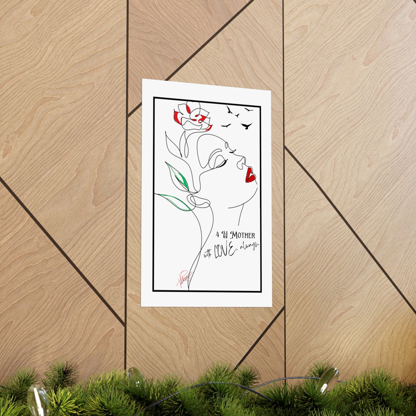 "Mother's Day" Vertical Matte Posters