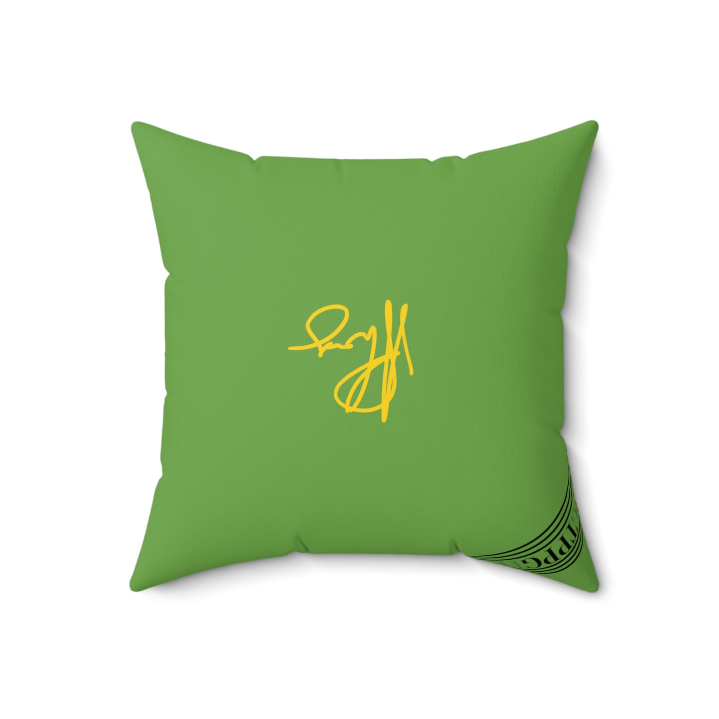 (Children) Spun Polyester ('1 side') Square Pillow (4 sizes-Forest Green Bgd) - By: "TPPG KIds Collection"