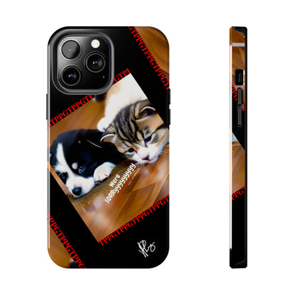 Our Cutest Pet Design ("We're Sorryyyy") Verision from the 'TPPG Collection' Line carries several sizes of the "iPhone Series" Tough Phone Cases