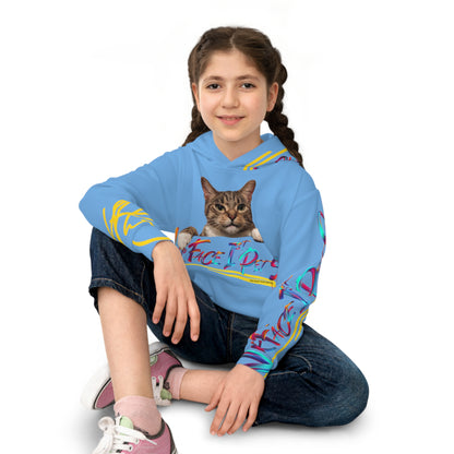 Kids/Children's (Lt. Blue) "TPPG Pet" Hoodie/Sweatshirt in 6 sizes