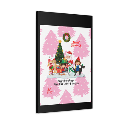 Holidays Time-"TPPG Brand Christmas Collection" - Canvas Gallery Wraps "- in Bold  familiar colors