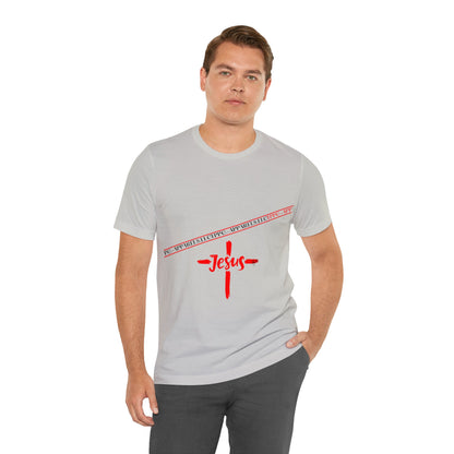 Unisex Jersey Short Sleeve Tee - 'Jesus/Faith' Design Style in Several colors