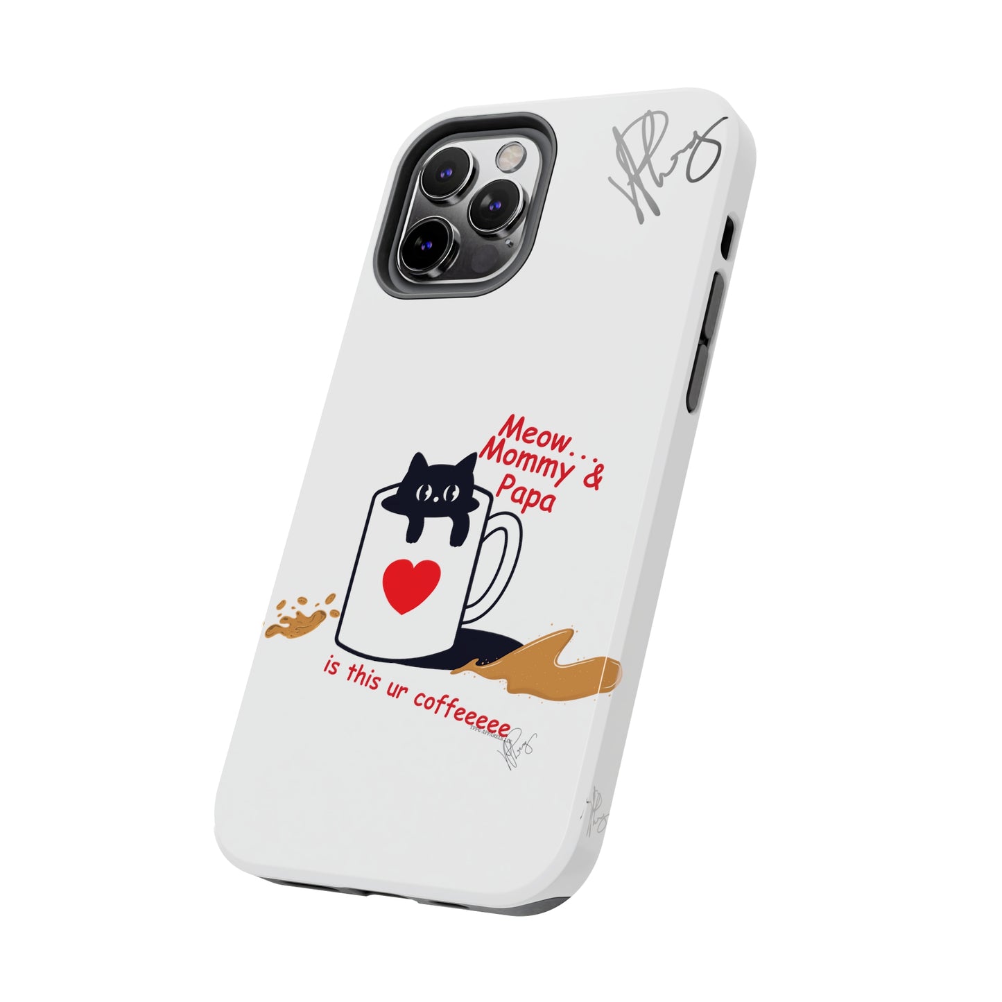 Guys here's another one of our Cutest Pet Designs (in a White Base Color) Verision from the 'TPPG Collection' Line carries Several sizes of the "iPhone Series" Tough Phone Cases