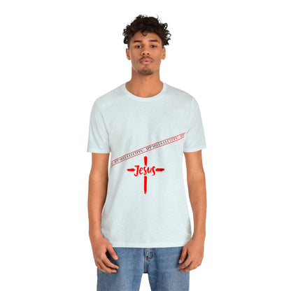 Unisex Jersey Short Sleeve Tee - 'Jesus/Faith' Design Style in Several colors