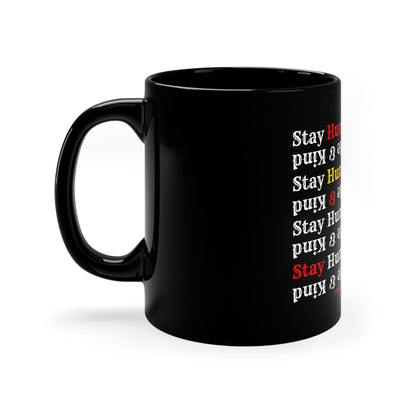 Sleek & Humble 11oz Black "Stay Humble & Kind" Glossy Style Mug - from the 'TPPG-Apparels' Brand Collection