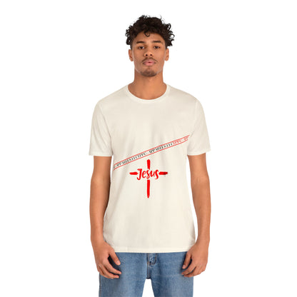 Unisex Jersey Short Sleeve Tee - 'Jesus/Faith' Design Style in Several colors