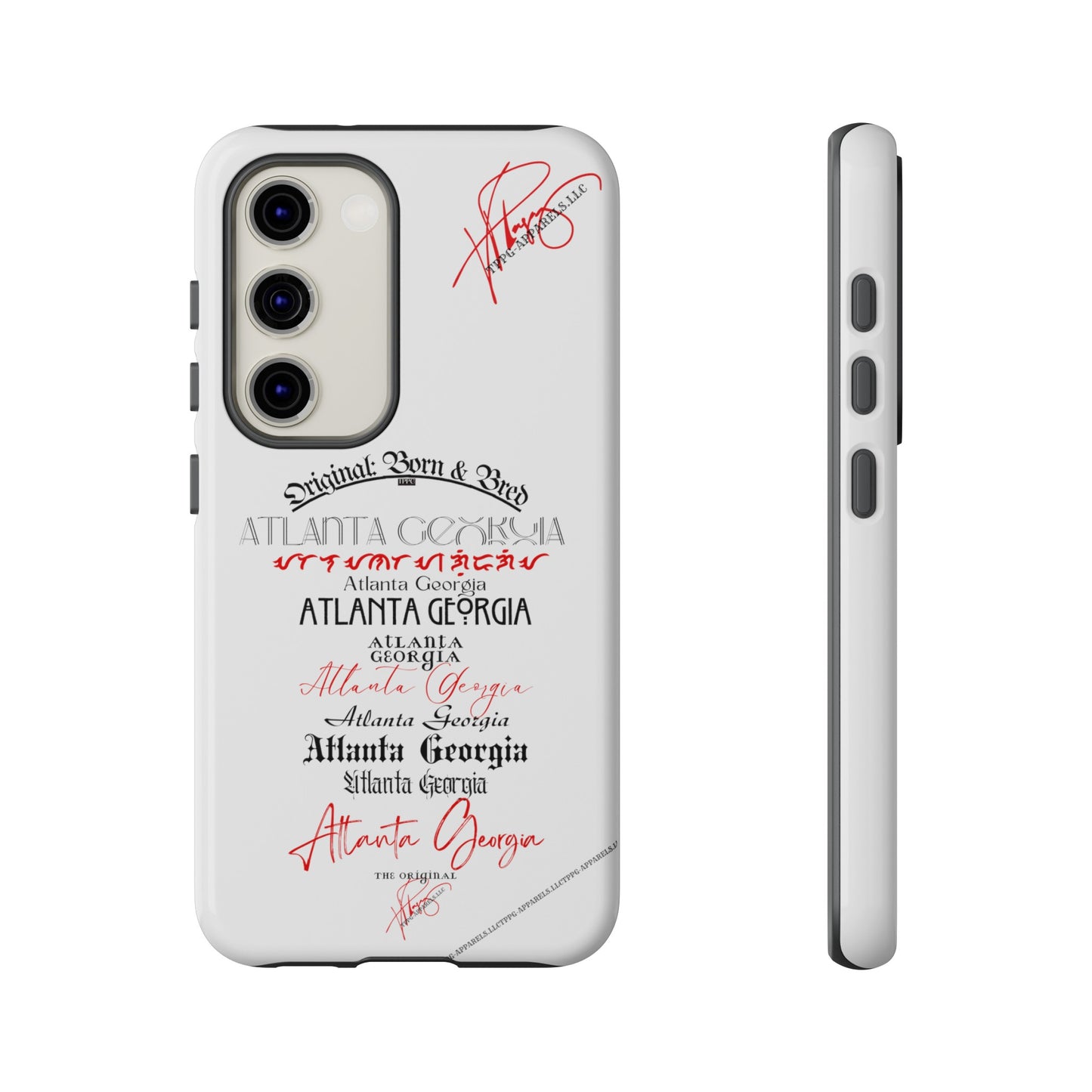 'ATL-Original Born & Bred' Design ~ Apple iPhones * Google Pixel * Samsung Galaxy Cases