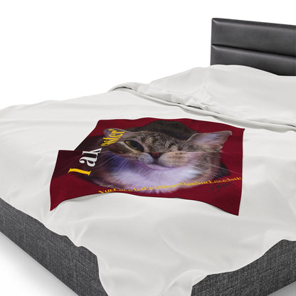 Velveteen "Pet" Plush Throw/ Blanket