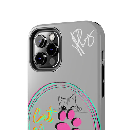 Here is another one of our Cutest "Cat Mom" Pet Designs (in a Light Grey Base Color) Verision from the 'TPPG Collection' Line carries Several sizes of the "iPhone Series" Tough Phone Cases