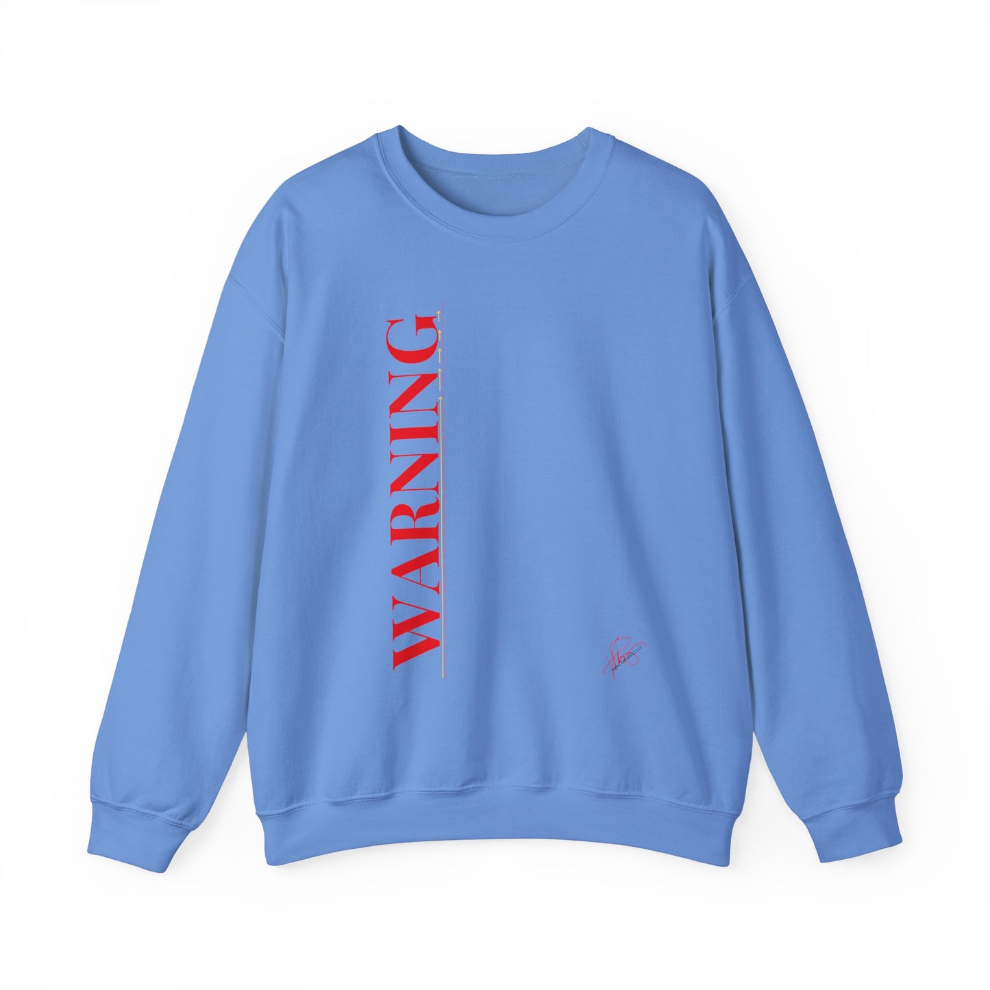 Crewneck Heavy Blend™('WARNING') Unisex Sweatshirt