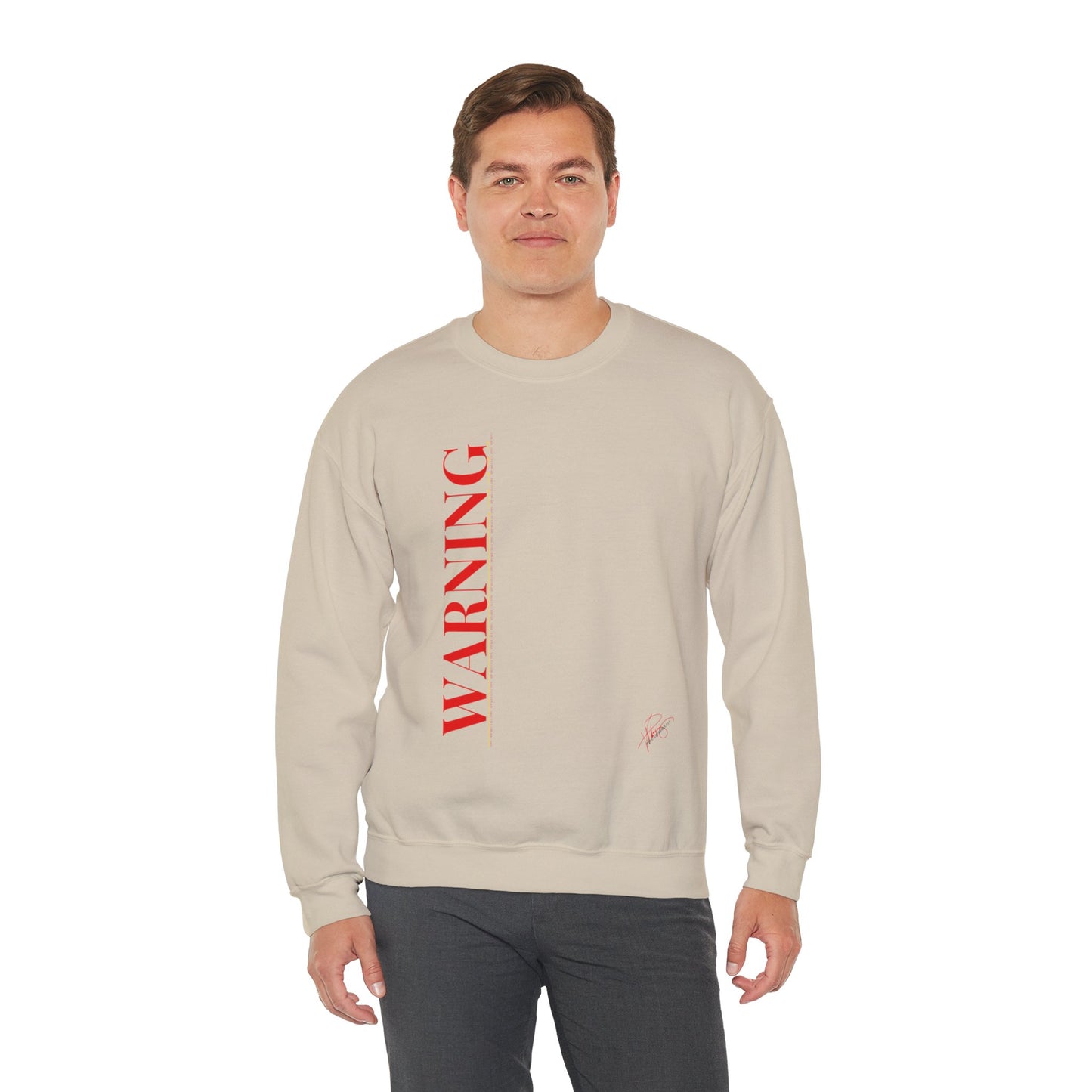 Crewneck Heavy Blend™('WARNING') Unisex Sweatshirt