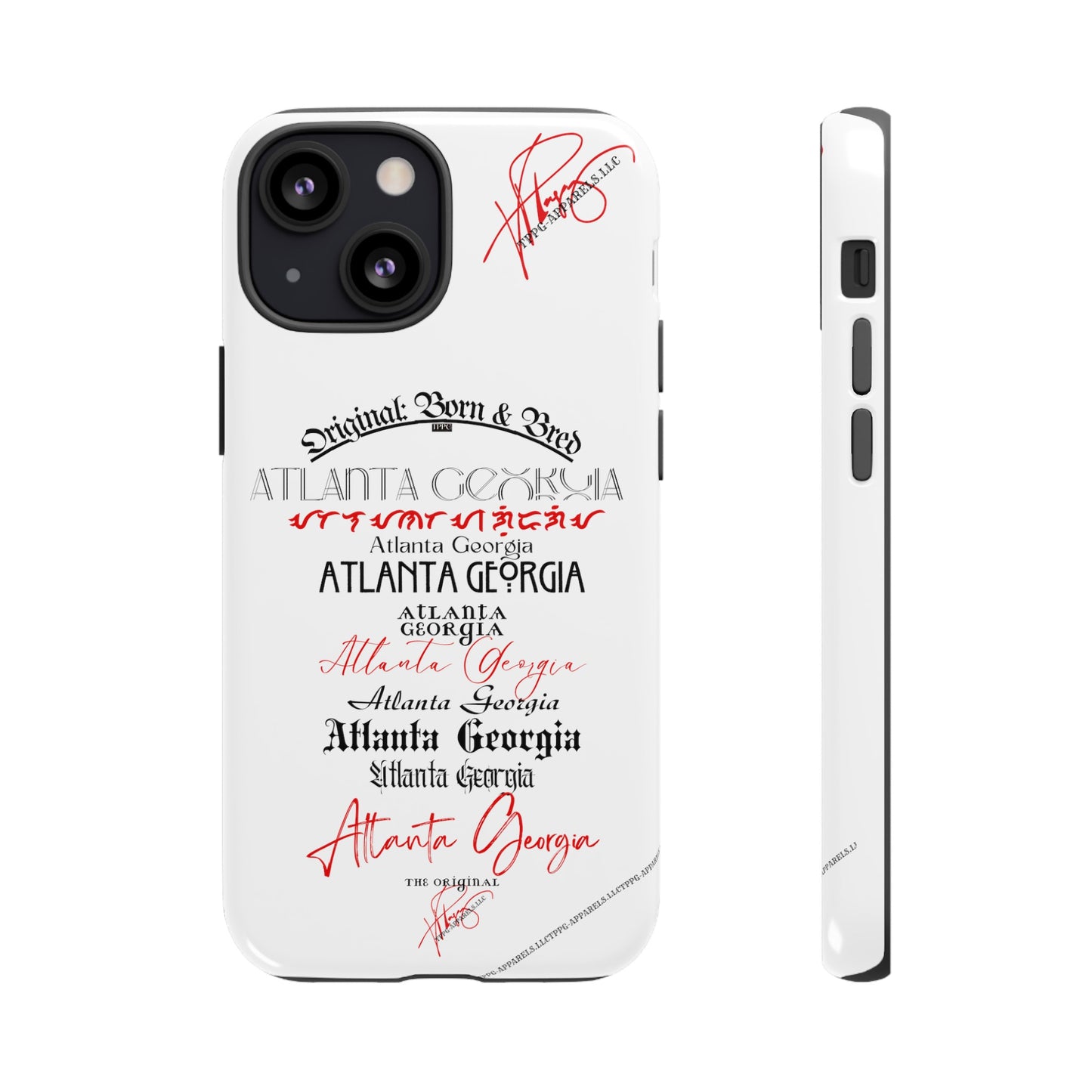 'ATL-Original Born & Bred' Design ~ Apple iPhones * Google Pixel * Samsung Galaxy Cases