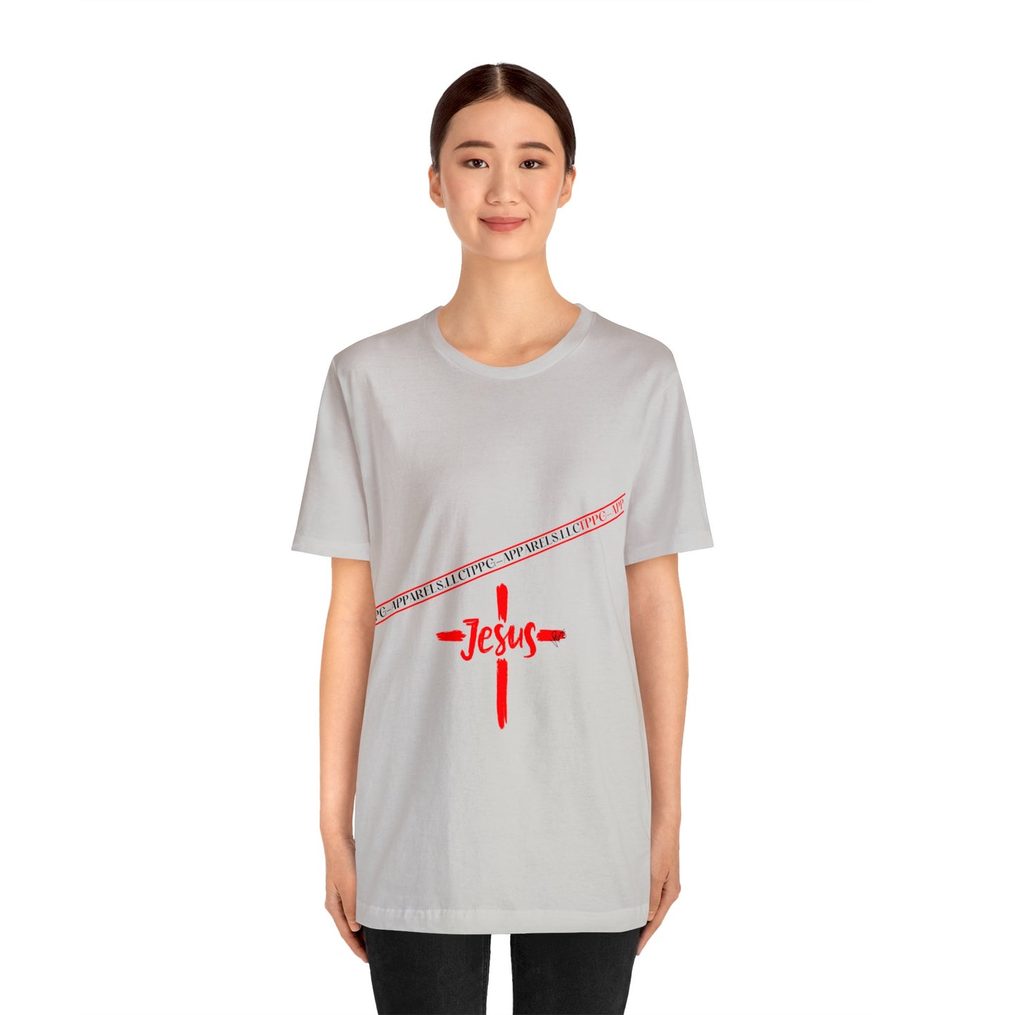 Unisex Jersey Short Sleeve Tee - 'Jesus/Faith' Design Style in Several colors