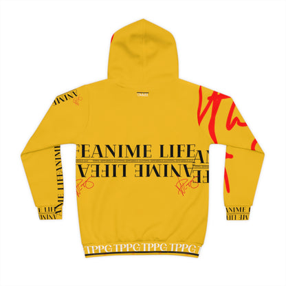 Children's (Yellow) "TPPG Anime Life & Logo" Hoodie in 6 sizes