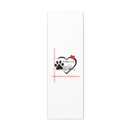 From our "TPPG Brand Pet Collection" - Canvas Gallery Wraps " Simply Loved"- in White