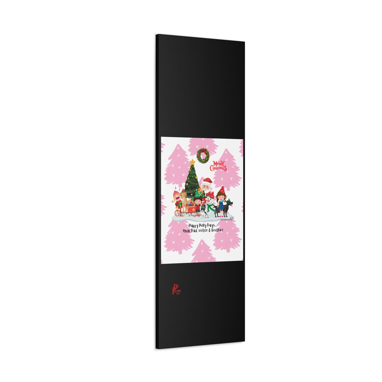 Holidays Time-"TPPG Brand Christmas Collection" - Canvas Gallery Wraps "- in Bold  familiar colors