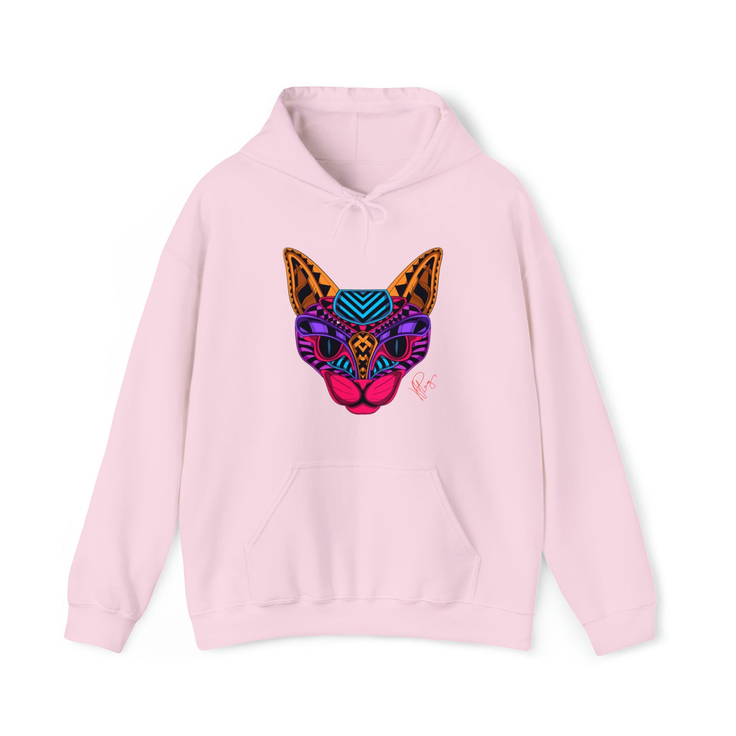 Bold & Colorful "Pet Design" Print Unisex Heavy Blend™ Hooded Sweatshirt - 6 sizes & 16 colors to choose from