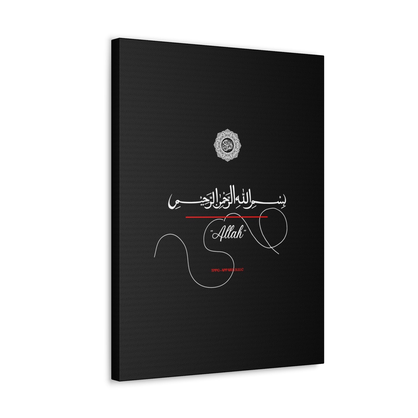 From our "TPPG Brand Arabic Faith Collection" - "Allah.." Canvas Gallery Wraps