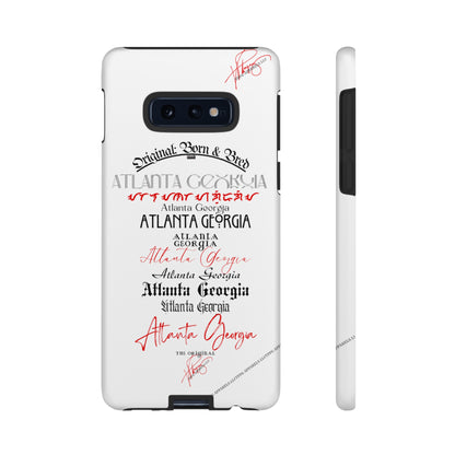 'ATL-Original Born & Bred' Design ~ Apple iPhones * Google Pixel * Samsung Galaxy Cases