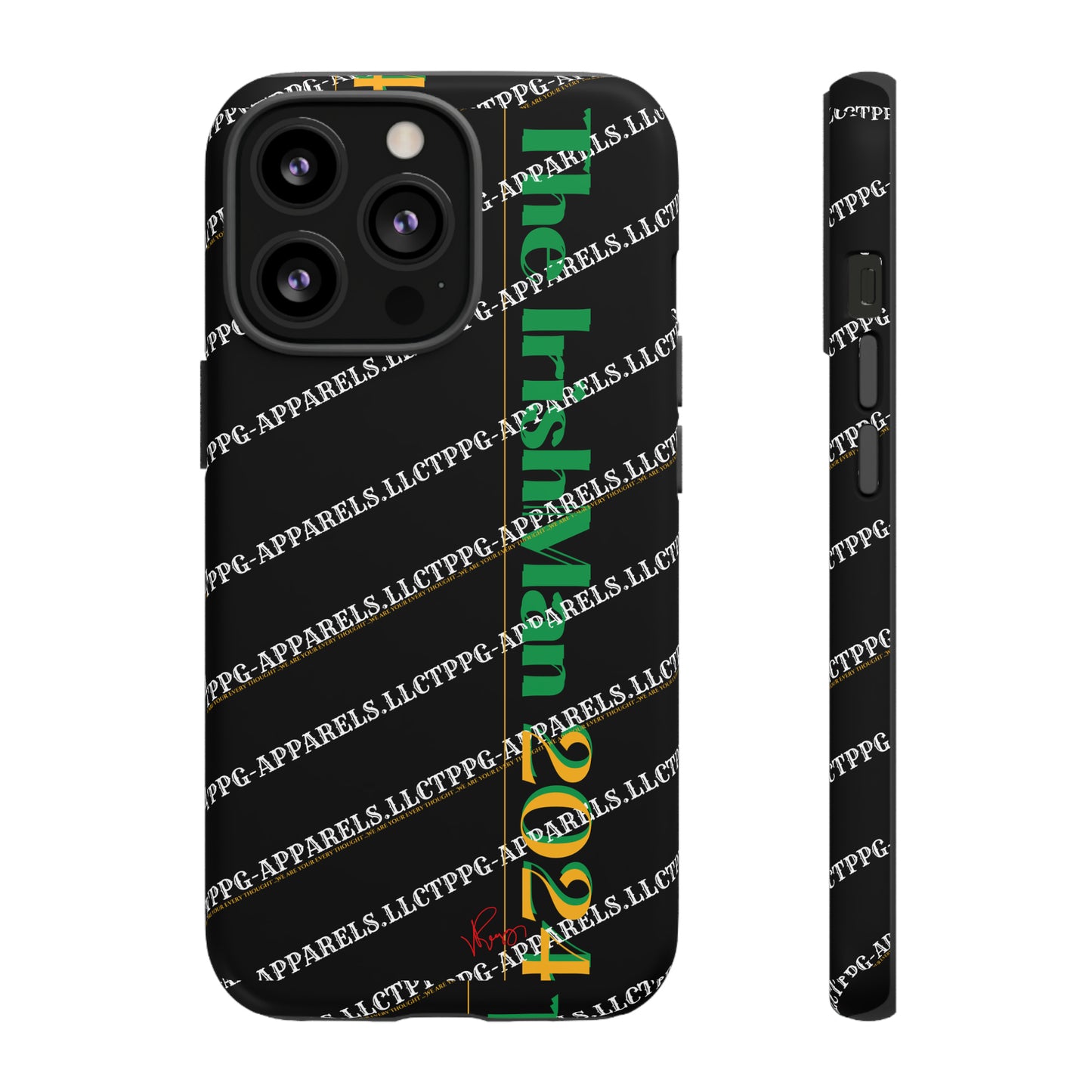 Apple iPhone/Samsung Galaxy & Google Pixel Tough "Irishman 2024" Phone Cases