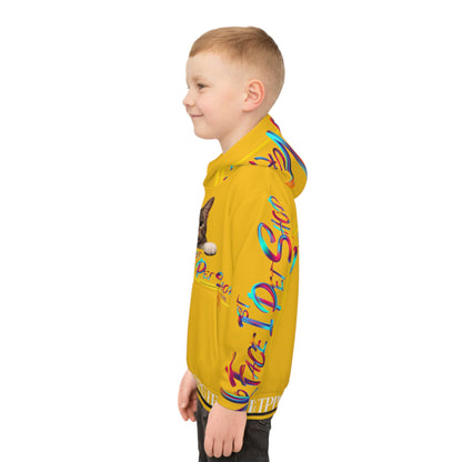 Kids/Children's (Golden Yellow) "TPPG Pet" Hoodie/Sweatshirt in 6 sizes