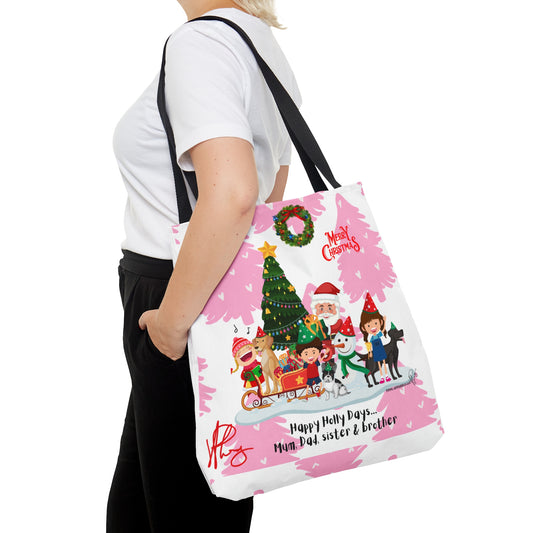 Stylish "Christmas/Holiday" Tote from the "TPPG-Apparels" Brand Tote in 3ct. different sizes. Always handy for any carrying all things necessary for any casual occasion.