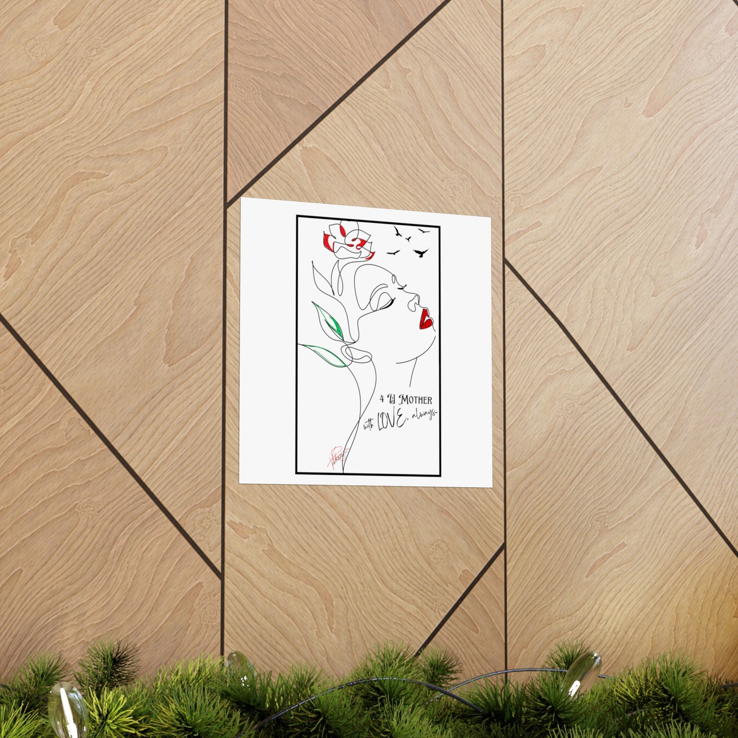 "Mother's Day" Vertical Matte Posters