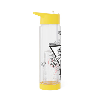 Copy of This cute clear 25oz 'Z2050 Rock Music' Style Design.. INFUSER Water Bottle by the "TPPG-Apparels Brand" Z2050 Collection