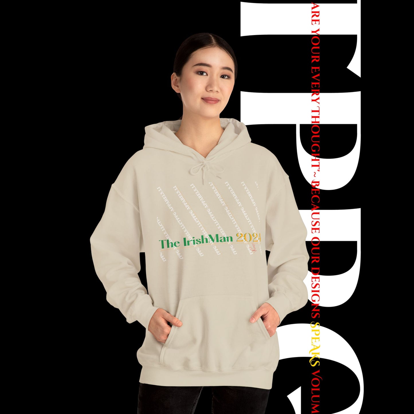 Heavy Sweatshirt Unisex Blend™ Hoodie - "The Irishman 2024"