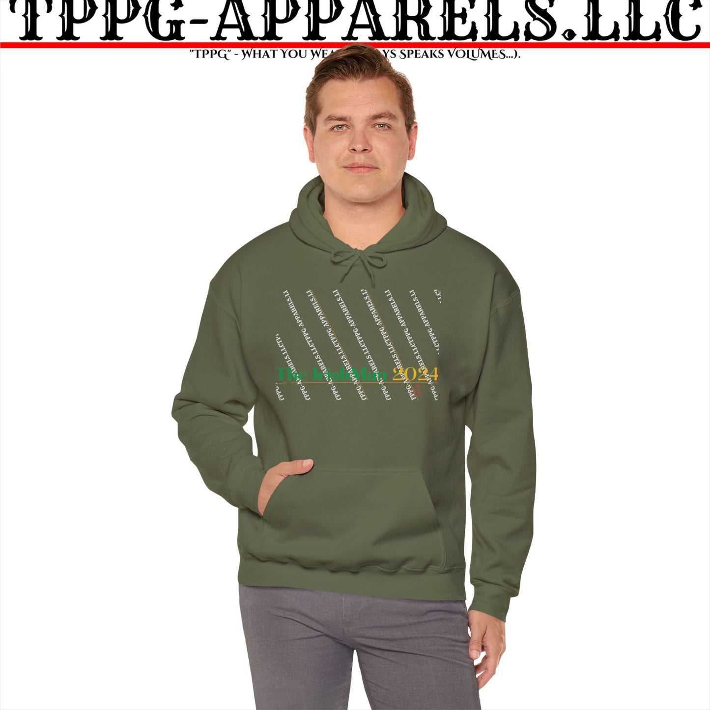 Heavy Sweatshirt Unisex Blend™ Hoodie - "The Irishman 2024"