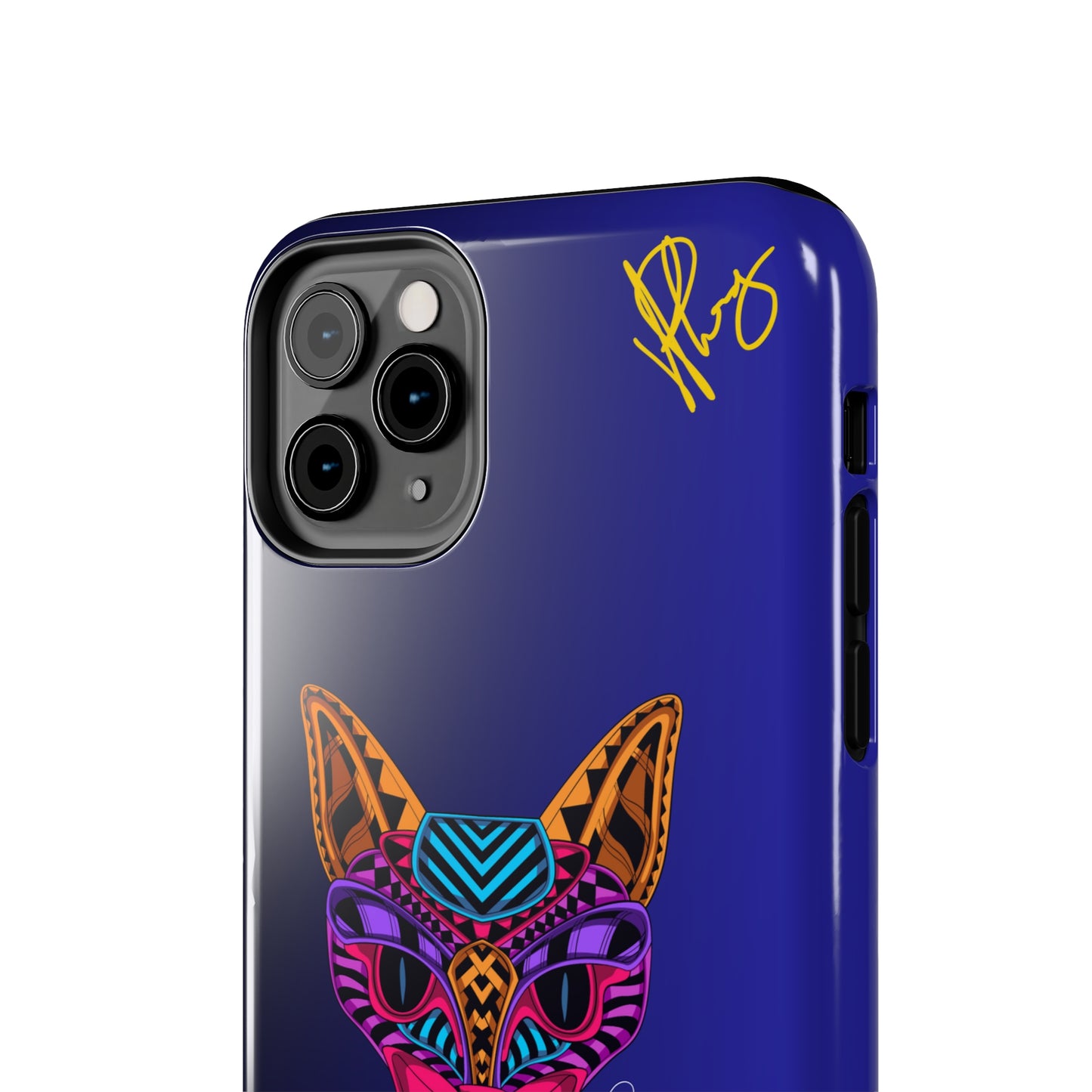 Cat Designs Phone Cases - iPhone/Samsung Galaxy & Google Pixel (Purple/Blue-Multi-Colored)