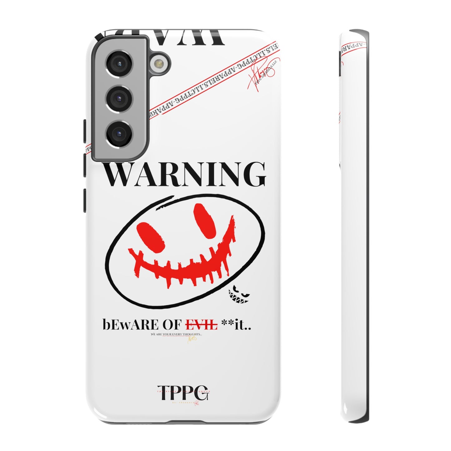 "WARNING-Evil"-Apple iPhones * Google Pixel * Samsung Galaxy Cases