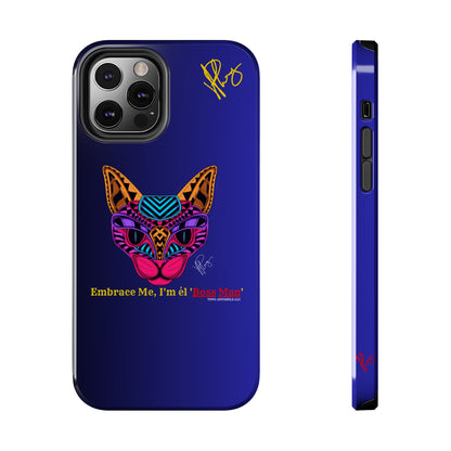 Cat Designs Phone Cases - iPhone/Samsung Galaxy & Google Pixel (Purple/Blue-Multi-Colored)