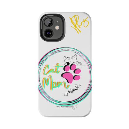 Guys Another one of our Cutest "Cat Mom" Pet Designs (in a White Base Color) Verision from the 'TPPG Collection' Line carries Several sizes of the "iPhone Series" Tough Phone Cases