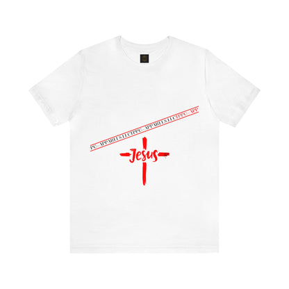 Unisex Jersey Short Sleeve Tee - 'Jesus/Faith' Design Style in Several colors