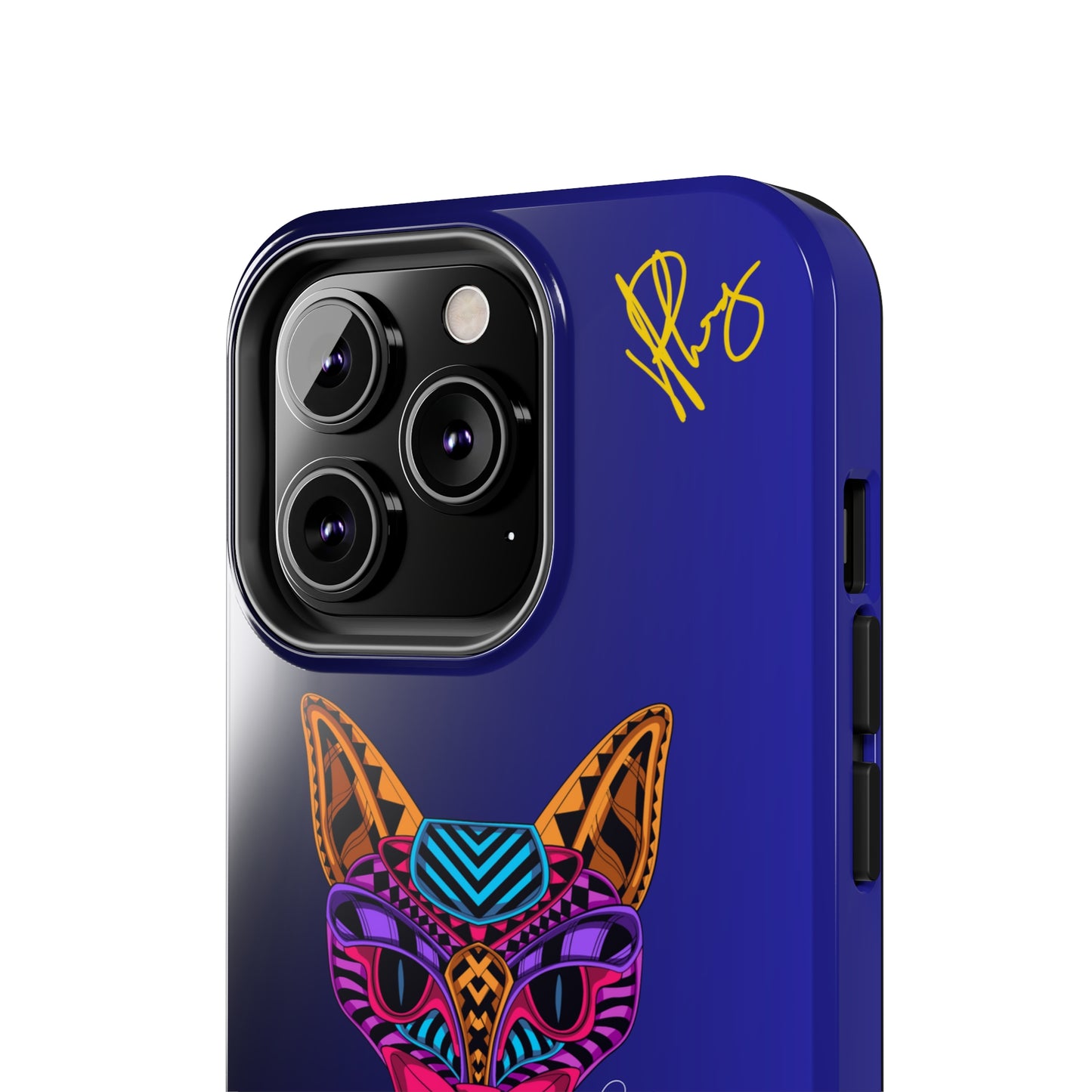 Cat Designs Phone Cases - iPhone/Samsung Galaxy & Google Pixel (Purple/Blue-Multi-Colored)