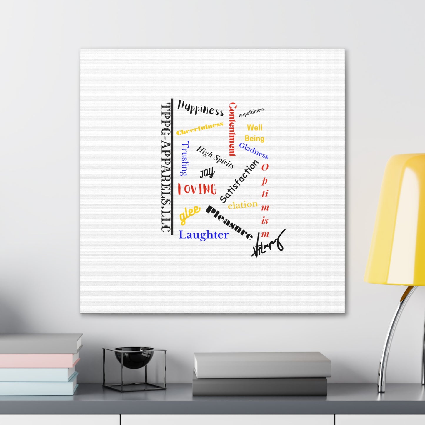 From our "TPPG Brand Positive Thoughts Collection" - Canvas Gallery Wraps - on White