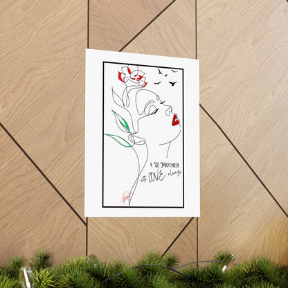 "Mother's Day" Vertical Matte Posters