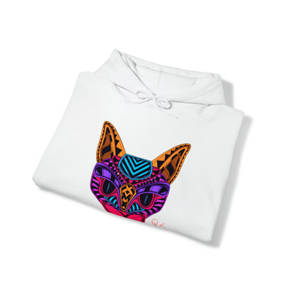 Bold & Colorful "Pet Design" Print Unisex Heavy Blend™ Hooded Sweatshirt - 6 sizes & 16 colors to choose from