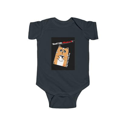 Infant 'Goof CAt' Jersey Bodysuit