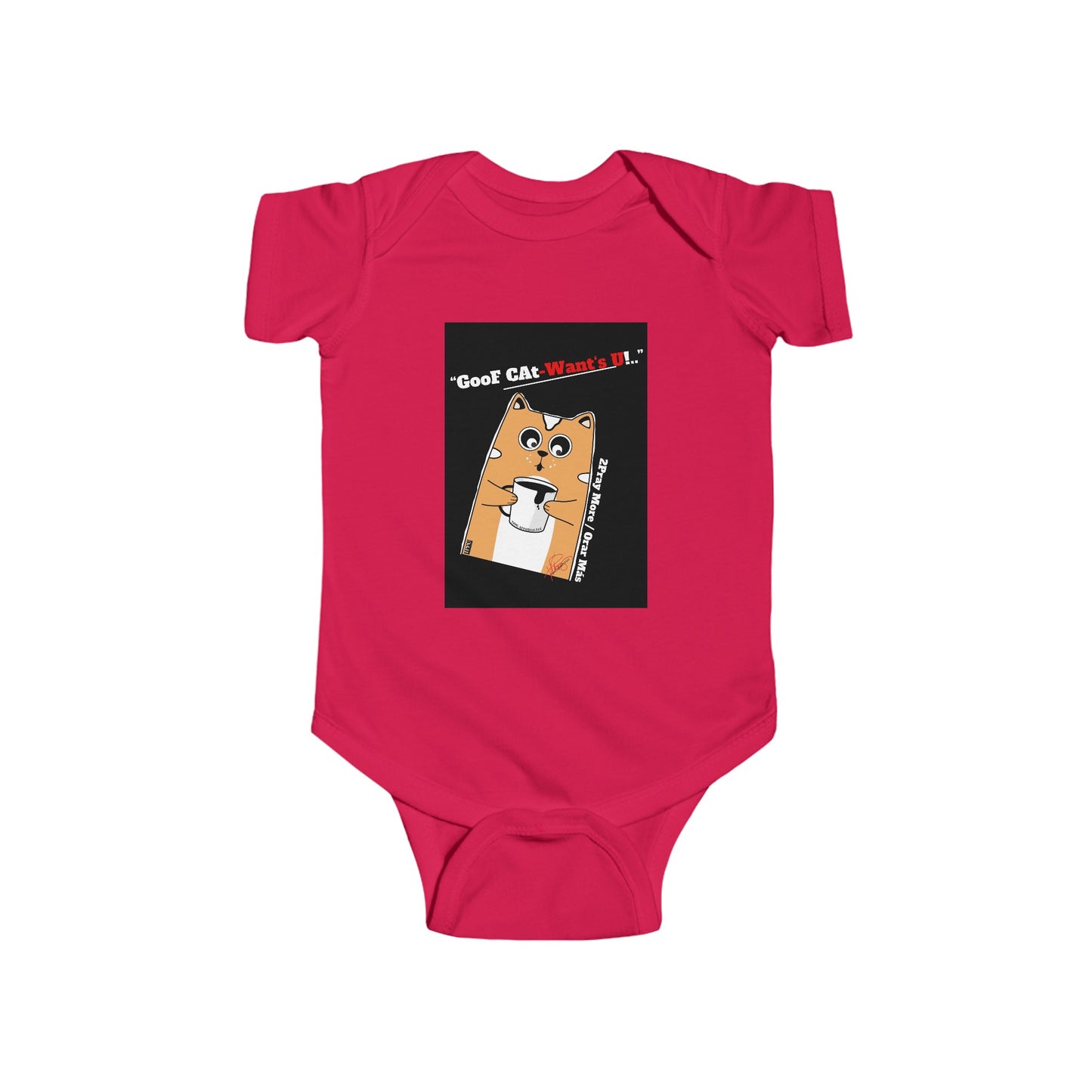 Infant 'Goof CAt' Jersey Bodysuit