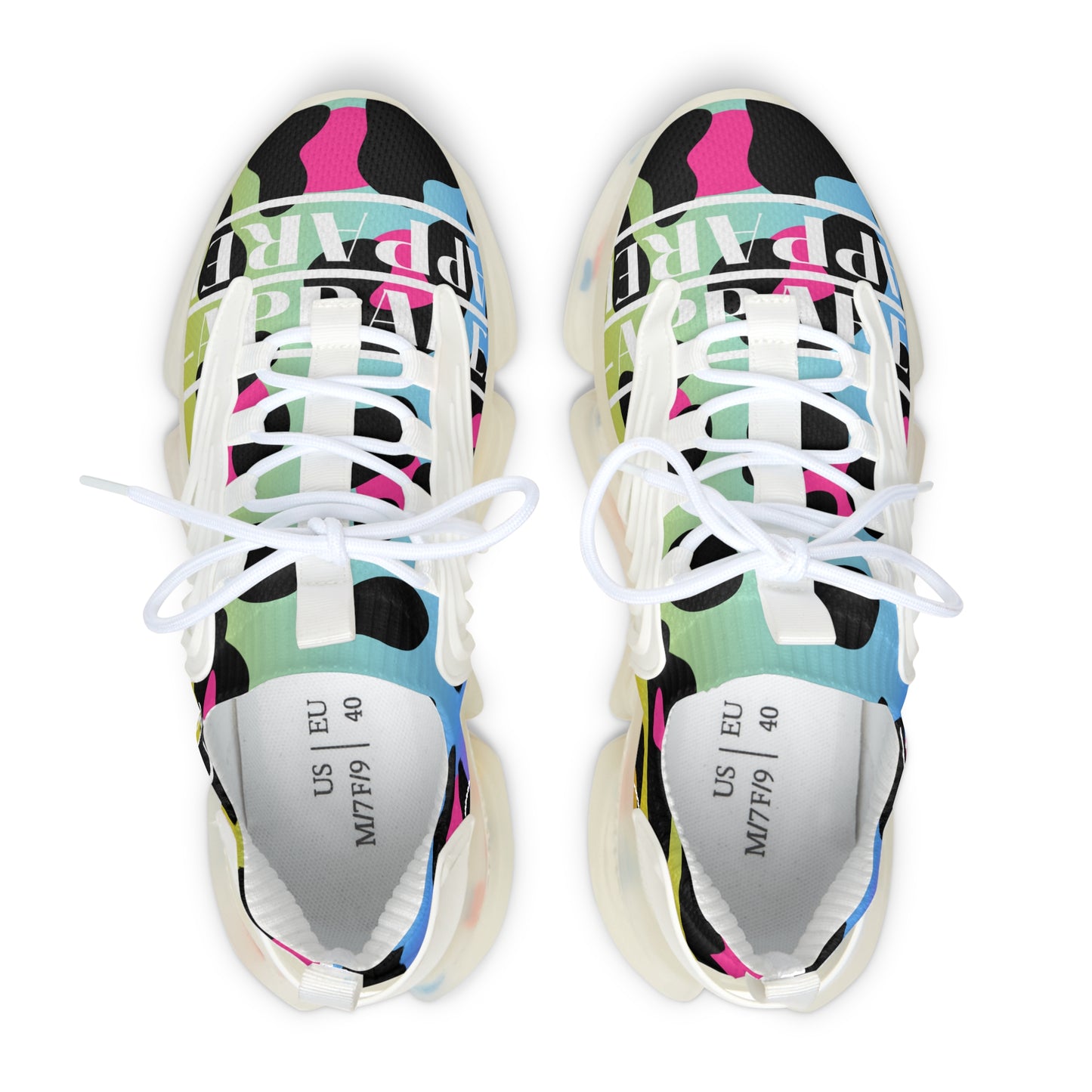 Our Women's (Multi Color: Black or White Sole) Mesh Sneakers By the 'TPPG Apparels Collection'