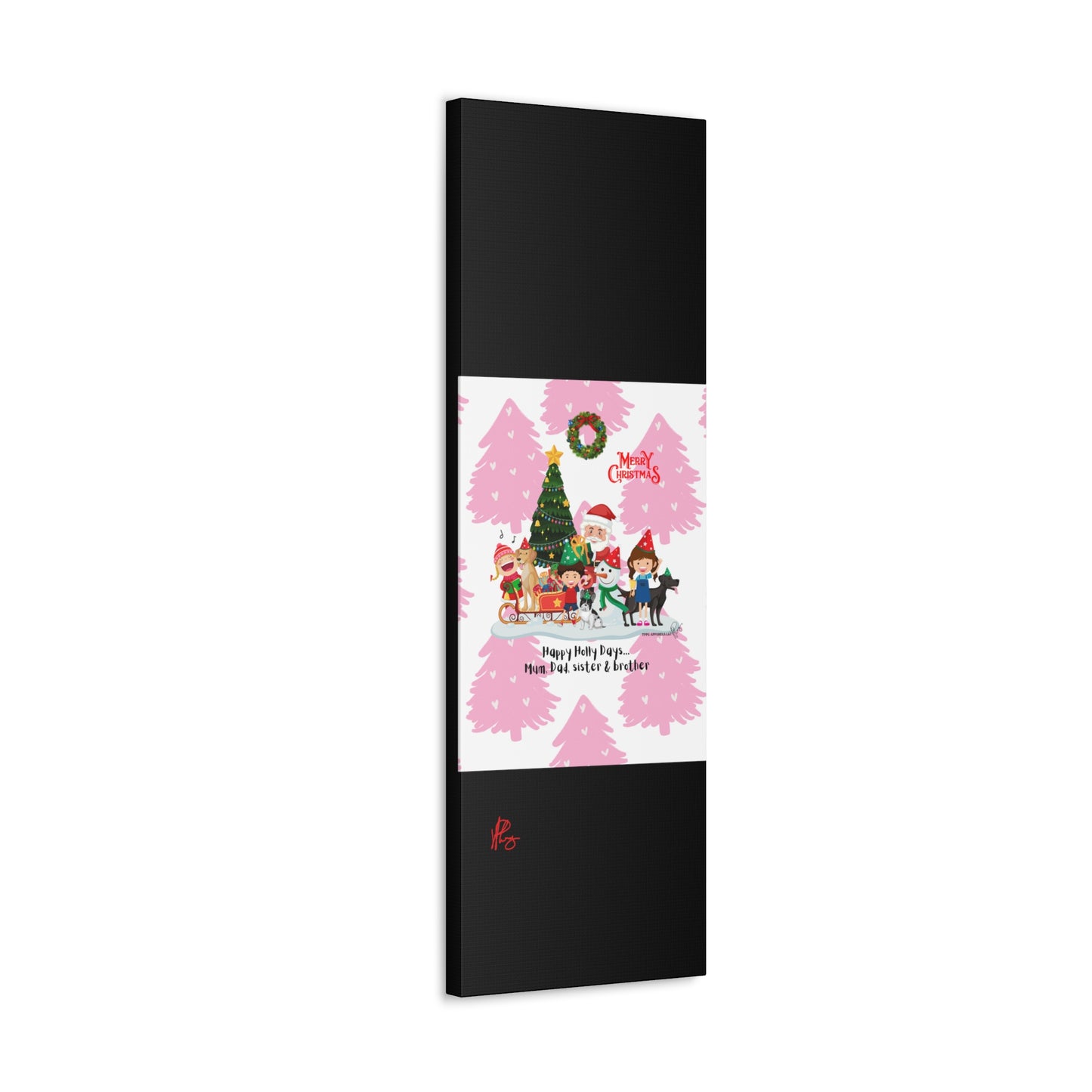 Holidays Time-"TPPG Brand Christmas Collection" - Canvas Gallery Wraps "- in Bold  familiar colors